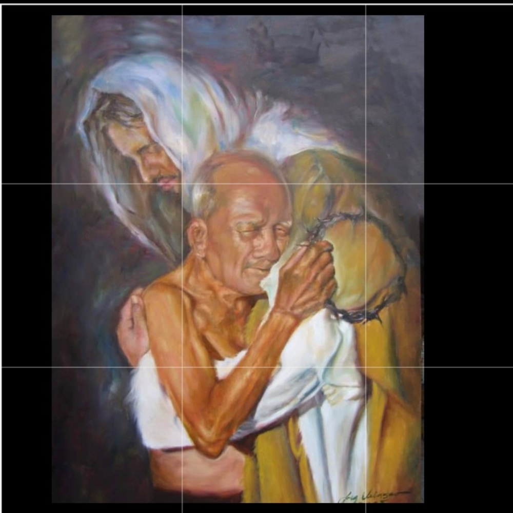 Joey Velasco  “You are My Strength, O Lord” Oil on Canvas Poster 3 x 4 ft